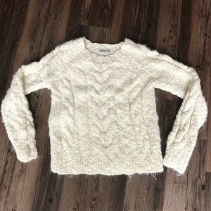 St. Roche "Misty" Cream Hand-Knit Sweater